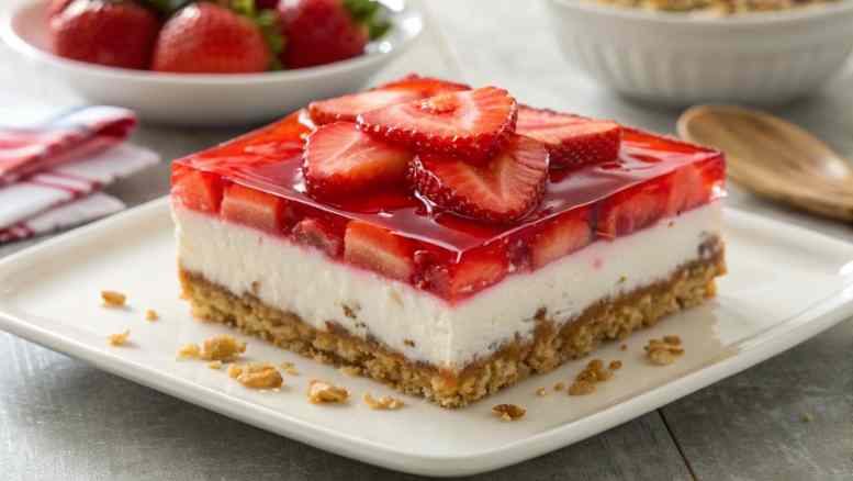 Strawberry Pretzel Salad Recipe