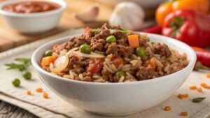 Ground Beef and Rice Recipe