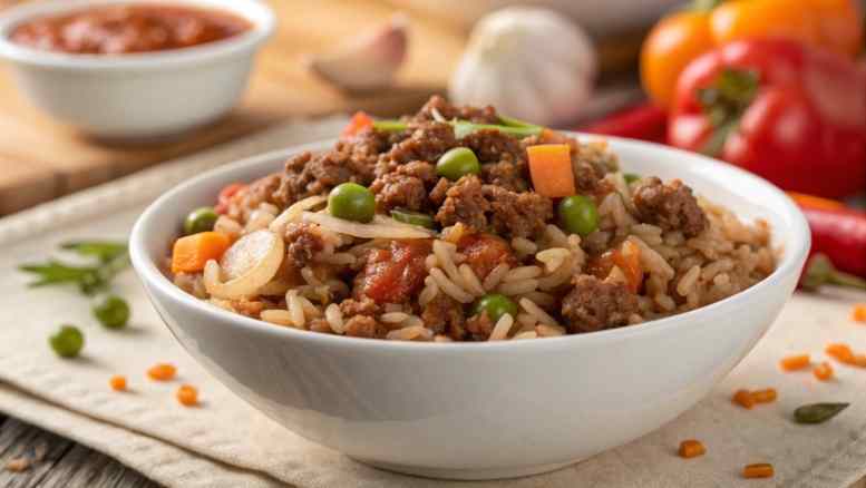 Ground Beef and Rice Recipe