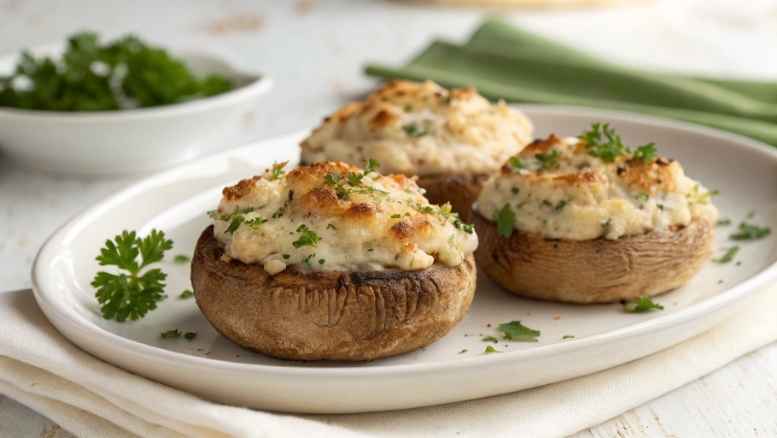 Stuffed Mushrooms with Cream Cheese Recipe