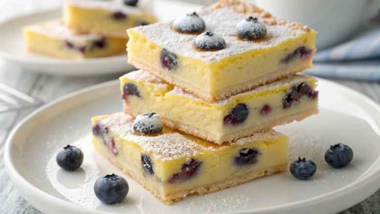 Lemon Blueberry Bars Recipe
